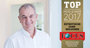 Dr. Gerd Reichhardt ist FOCUS TOP Mediziner 2017 in „Ästhetische Zahnheilkunde“